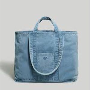 NWT Madewell Garment-Dyed Canvas Oversized Tote